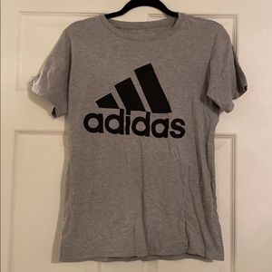 Grey adidas tee shirt